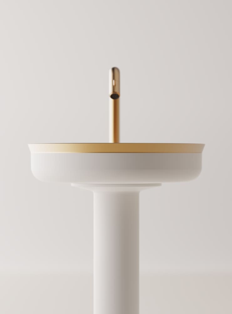 Undici Pedestal Basin | bathware bathroom-new basins | Artedomus
