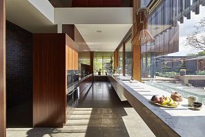 Pietra Bronzea Brushed Residential Flooring - John Wardle Architects HQ -4.jpg