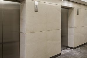 Grigio Imperiale Polished floor and Rocca Bianca Polished walls. Angel Place, Sydney.jpg