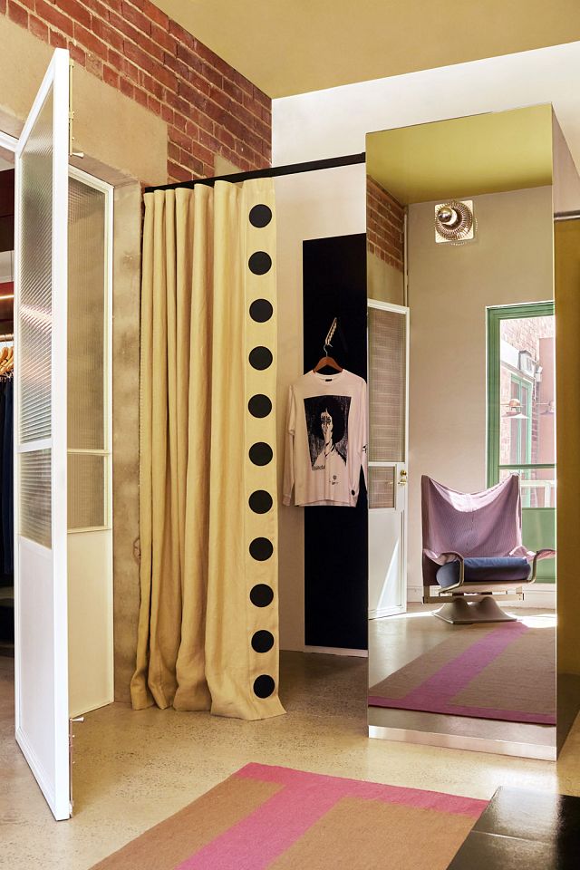 Mane By Stable, the award winning retail fit-out by Studio Manifold, in Collingwood, Melbourne.