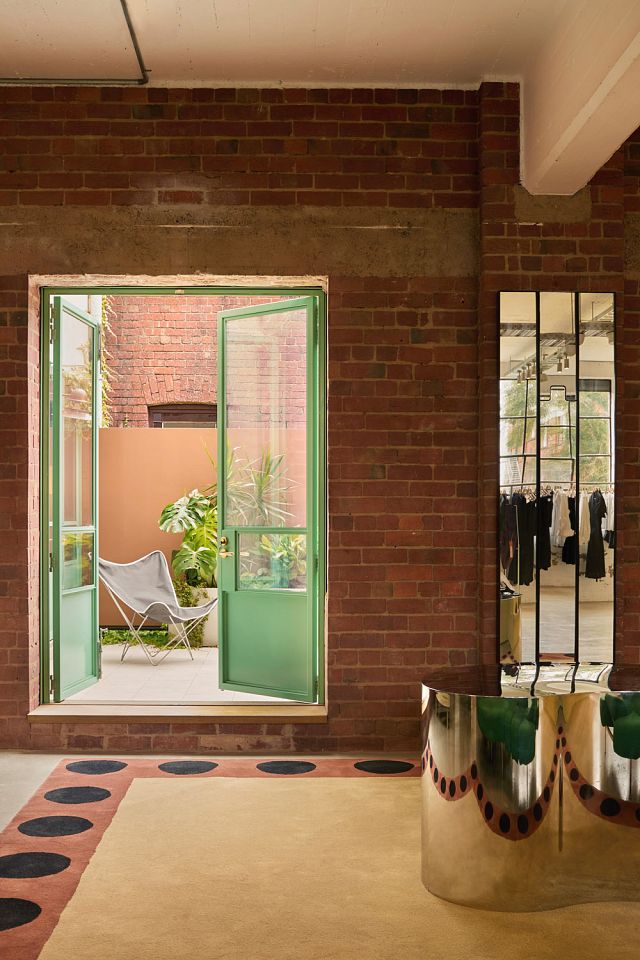 Mane By Stable, the award winning retail fit-out by Studio Manifold, in Collingwood, Melbourne.