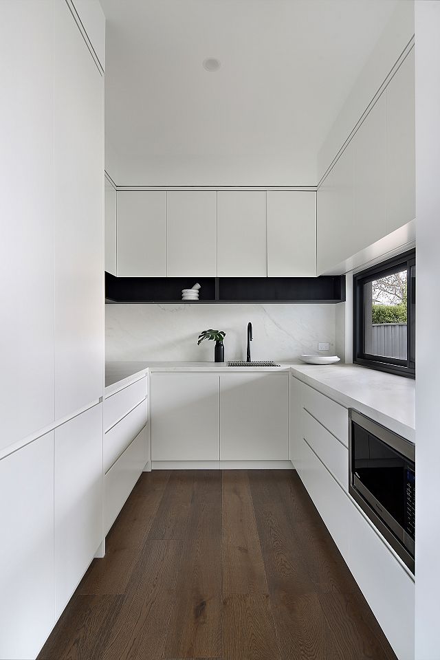 Maximum Michelangelo Matt bench top and splash back. Ashburton Residence by De Arch Architects