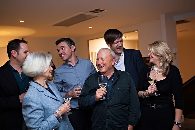 Left to right: William Pearse, Rhonda Featherby, Roger Elliott, Angelo Schepis, Phil Brenton and Sally Martin.
