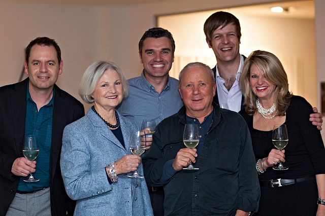 Left to right: William Pearse, Rhonda Featherby, Roger Elliott, Angelo Schepis, Phil Brenton and Sally Martin.