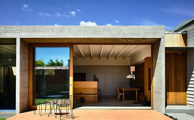 Cotto Manetti Terracotta - Arrotato Da Crudo (Rustic). Brunswick House designed by Rob Kennon Architects..jpg