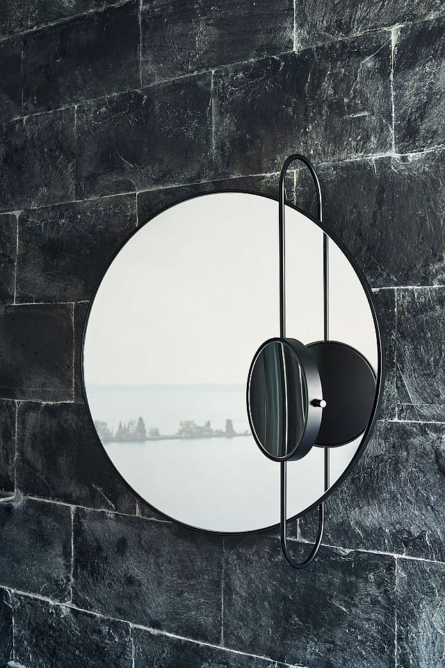 Agape Revolving Moon Mirror 