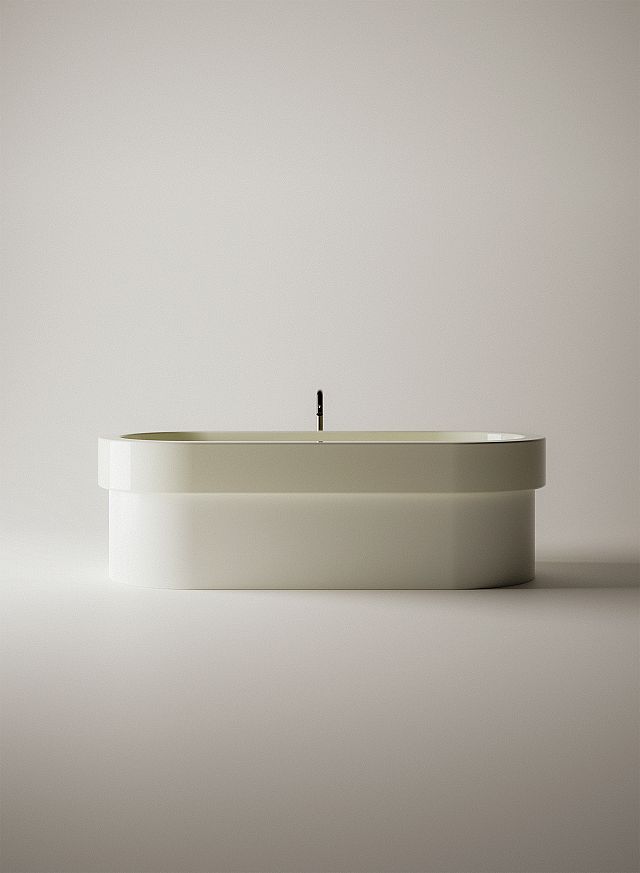 Cenote Bath White in Gelcoat by Patricia Urquiola for Agape