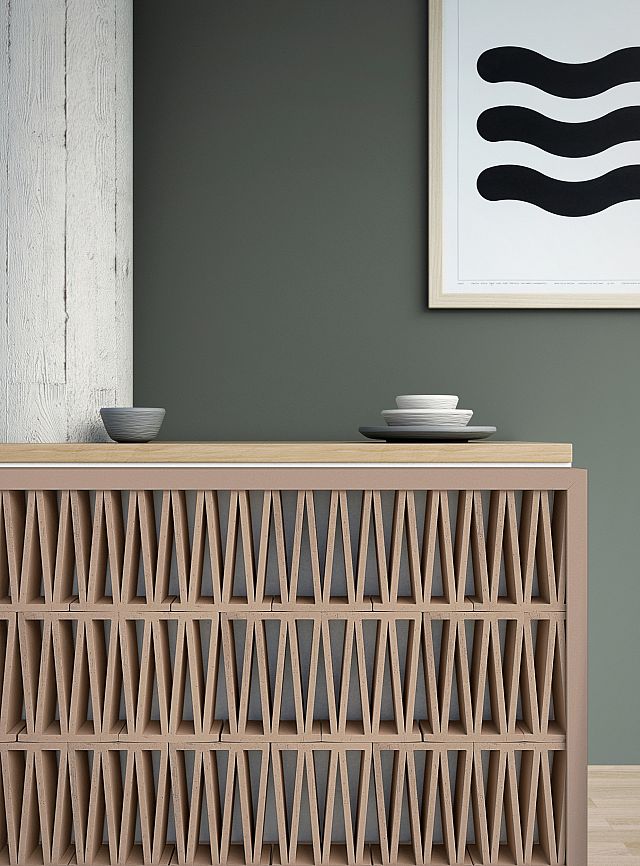 Celosia terracotta brick allow limitless solutions for indoors and outdoors, in both commercial and residential space. by Patricia Urquiola for Mutina