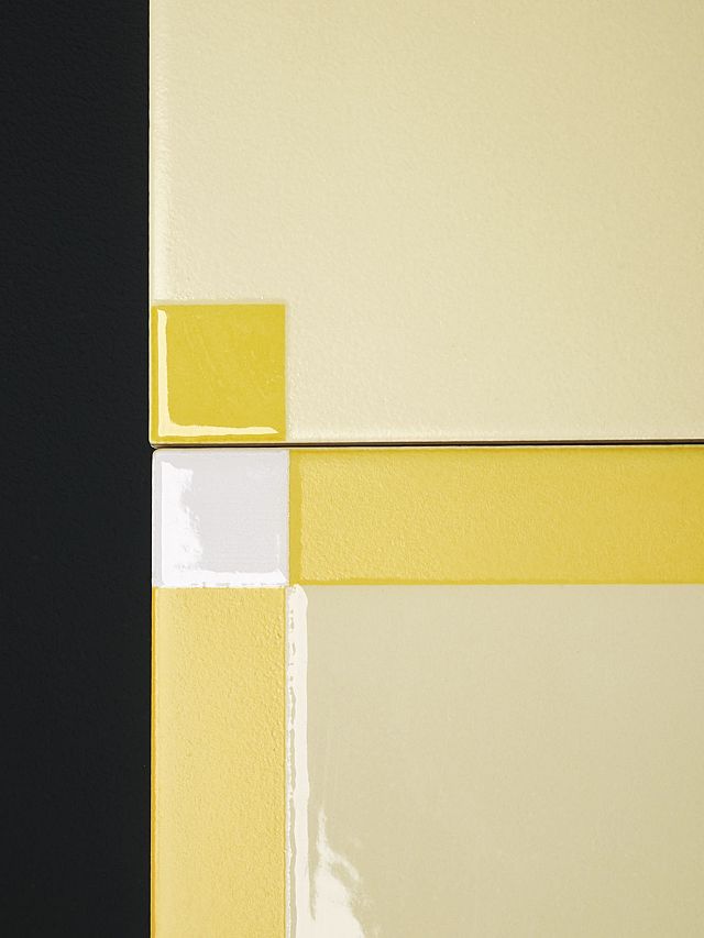 Mutina Homage to the Square Dash and Dot in Citron