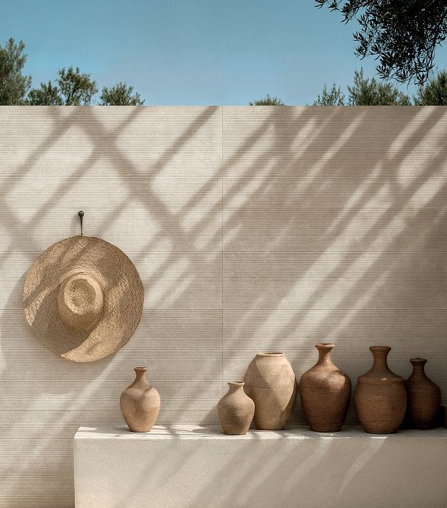 Isola (Regea) by Mirage is a Porcelain tile range inspired by Sicilian Stones, with 63% recycled Material. Tradition and Innovation for sustainable Design.