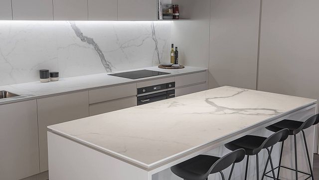 The Hensley Apartments, Sydney. Maximum Statuario Matt bench top & splash back. Design by Woods Bagot.jpg