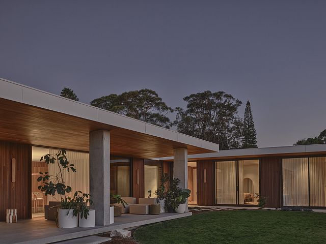 New Volumes Pinch lights at Avocado House by HGA Studio. Photos by Derek Swalwell 