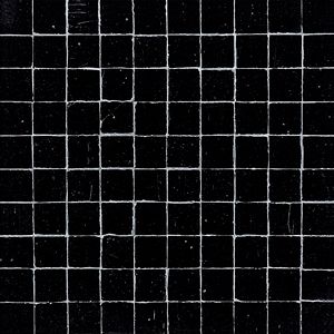Vixel N.10 glass mosaic in deep black, for pools, bathrooms and splashbacks, available from Artedomus