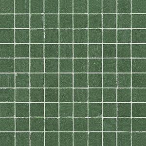 Vixel N.19 glass mosaic in olive green for pools, bathrooms, walls and kitchen splashbacks, available from Artedomus