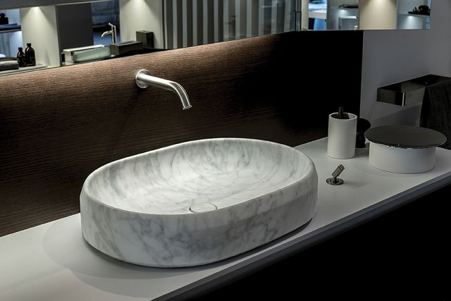 Lariana oval over countertop basin in Bianco Carrara marble.jpg