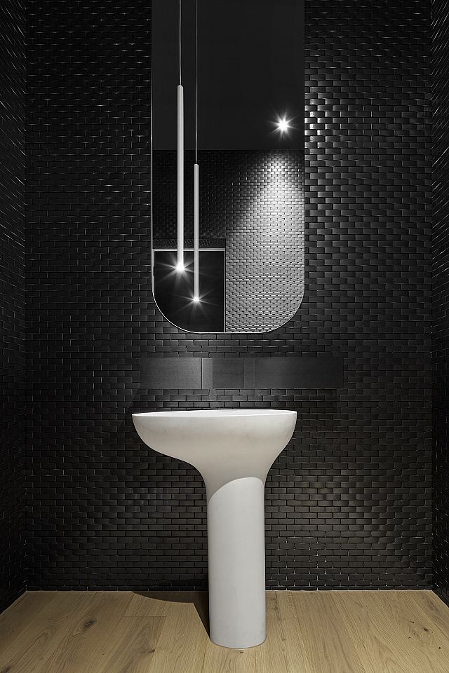 Repeat Wave RW2 mosaic with Agape Sen tap and accessories and Drop pedestal basin - Architecton.jpg