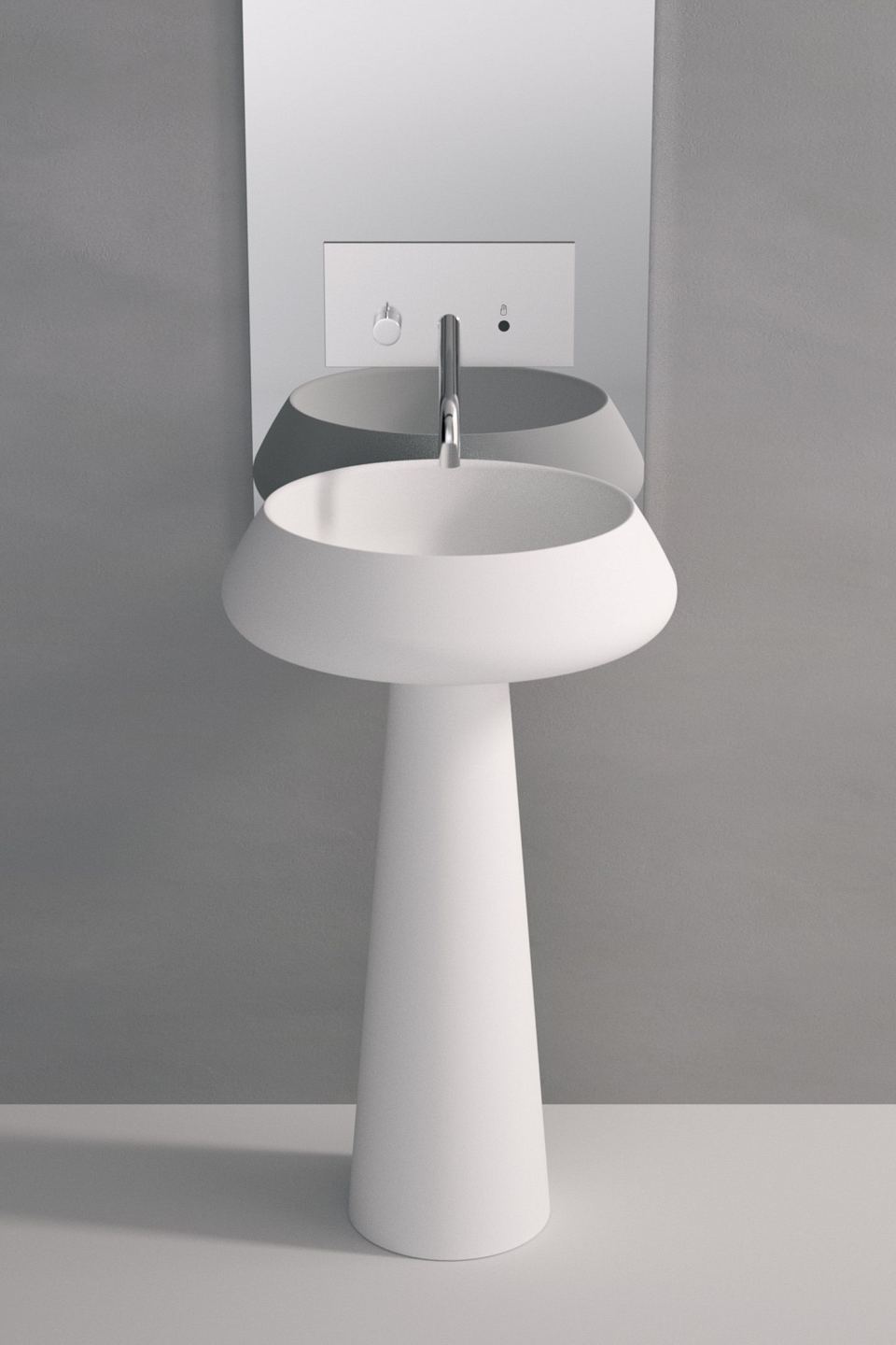 Agape Basins Bjhon 2 Freestanding Basin in white Cristalplant 3.jpg