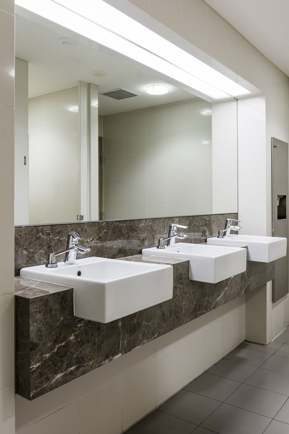 Grigio Cenere Honed Vanities. Angel Place, Sydney.jpg