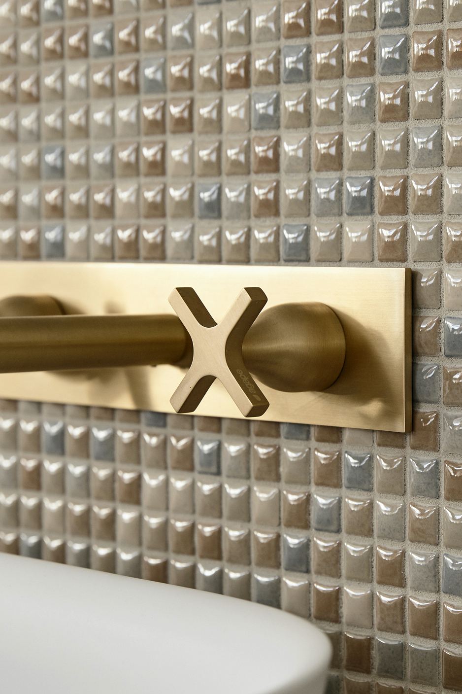 Memory Wall Mounted Dual Control Taps For Basins in Brushed Brass.jpg