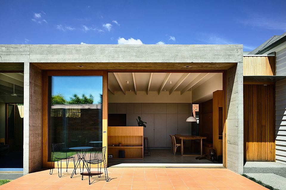 Cotto Manetti Terracotta - Arrotato Da Crudo (Rustic). Brunswick House designed by Rob Kennon Architects..jpg